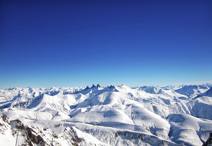Alpe Dhuez France Ski Resort Mountains Photograph by Nicole Kucera