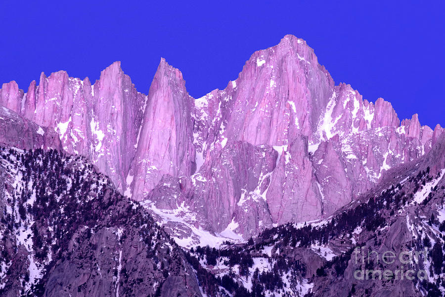 ALPENGLOW, MOUNT WHITNEY by Douglas Taylor ALPENGLOW, MOUNT WHITNEY by Douglas Taylor