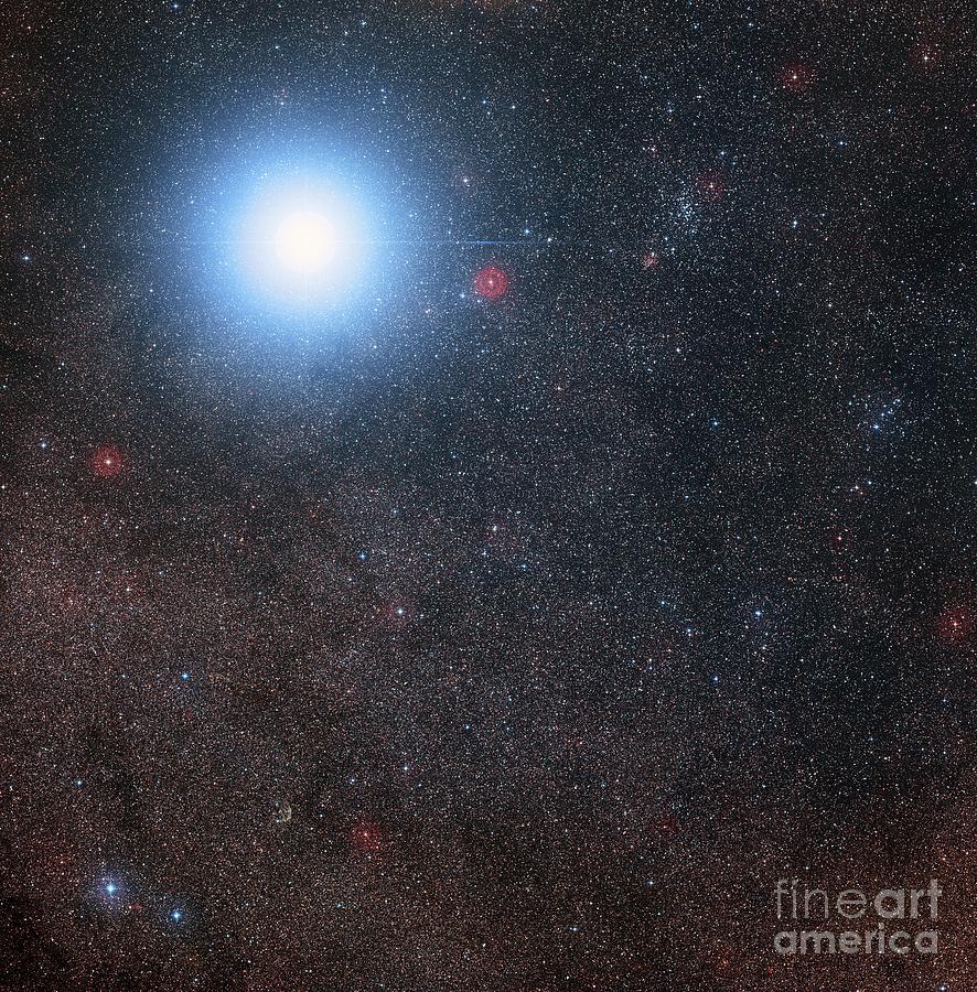 Alpha And Proxima Centauri Photograph by Davide De Martin/science Photo Library