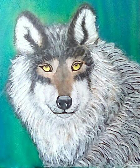 Alpha Male Painting by Sarah Herbison Walker - Fine Art America