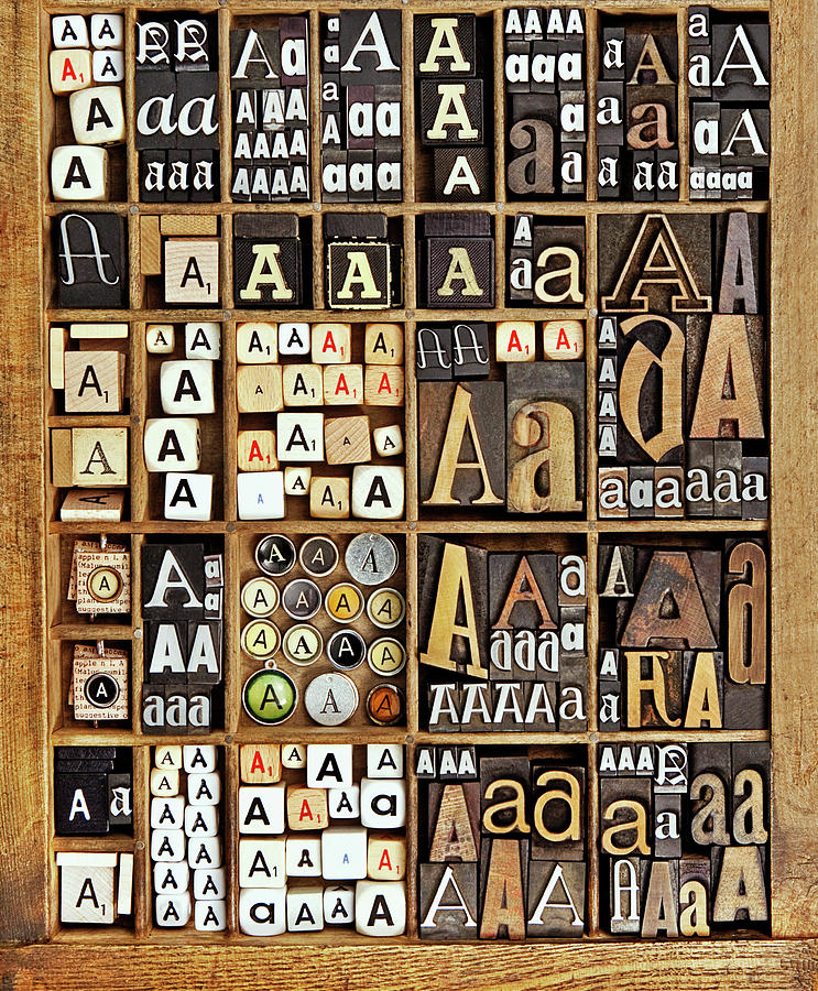Alphabet Photograph by Daryl Benson
