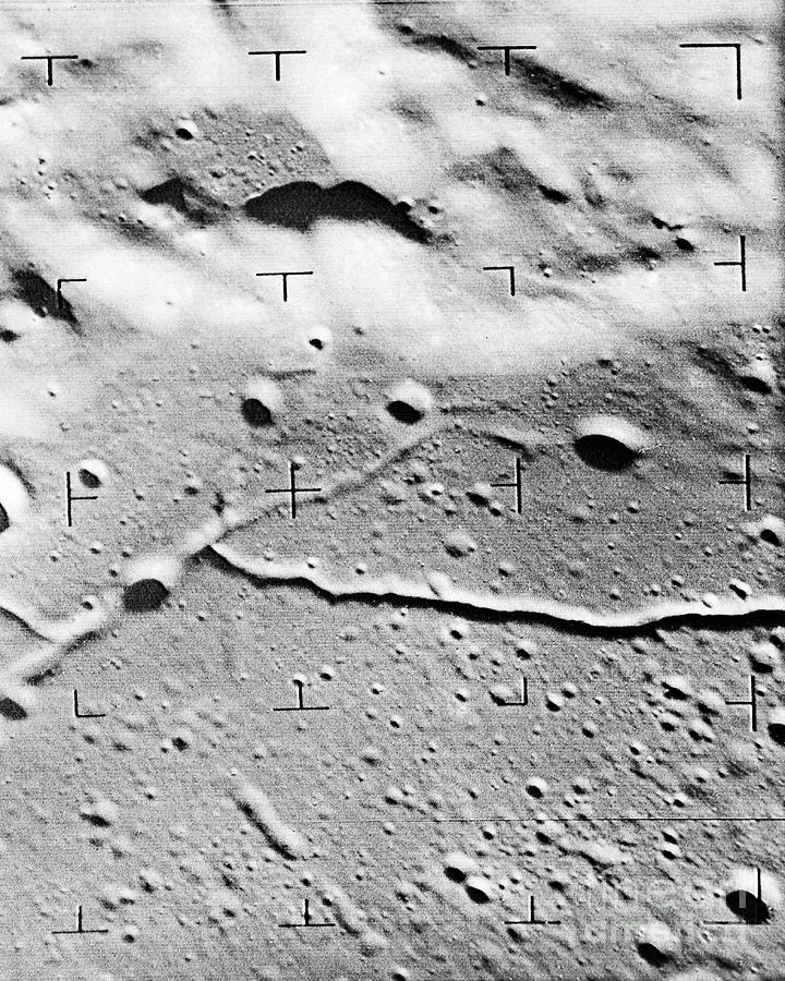 Alphonsus Crater On The Moon Photograph by Nasa/glenn Research Center/science Photo Library
