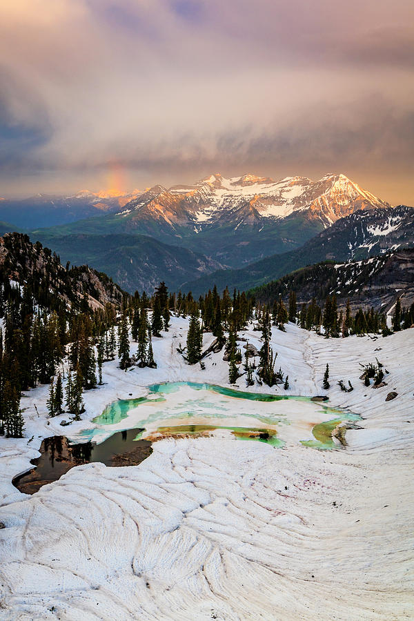 Summer Photograph - Alpine Rainbow by Wasatch Light
