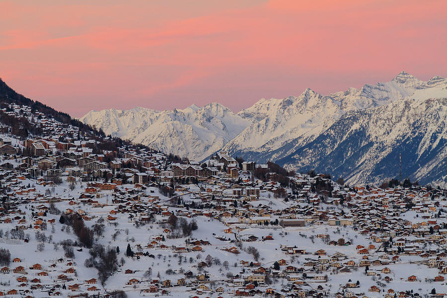 Alpine Sunset Photograph by By Pinnati Photography