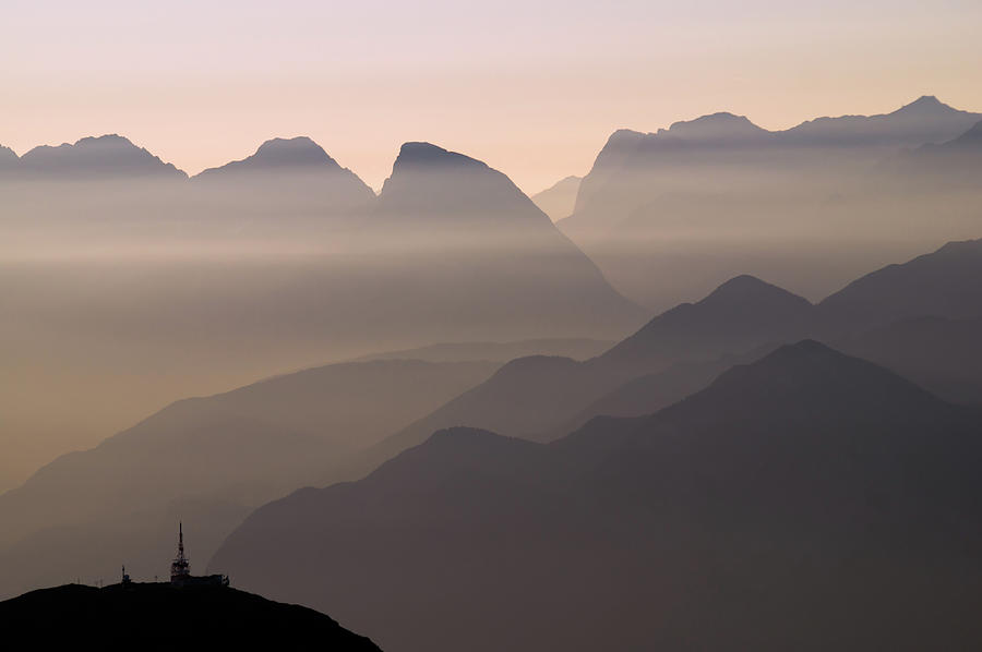 Alpine Sunset Photograph by Lorenzo Rieg