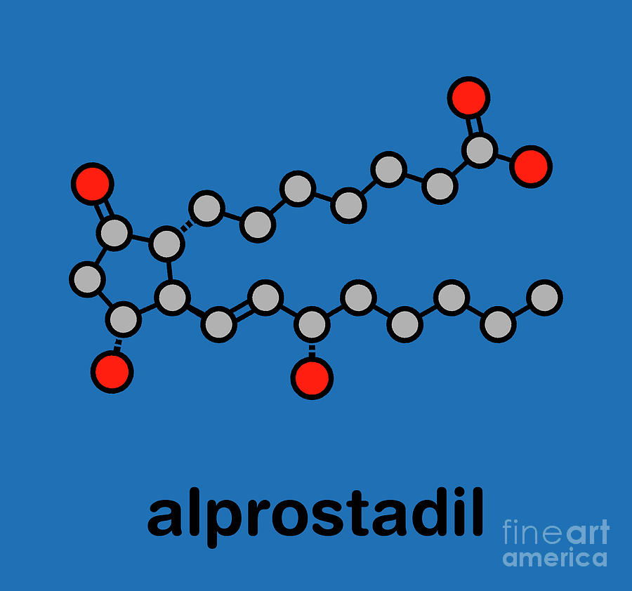 Prostaglandin Photograph - Alprostadil Erectile Dysfunction Drug by Molekuul/science Photo Library