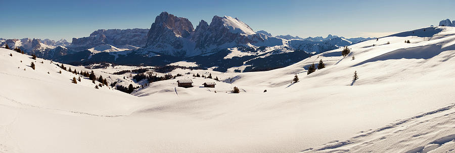 Alps Italian Dolomites Panoramic View Photograph by Moreiso