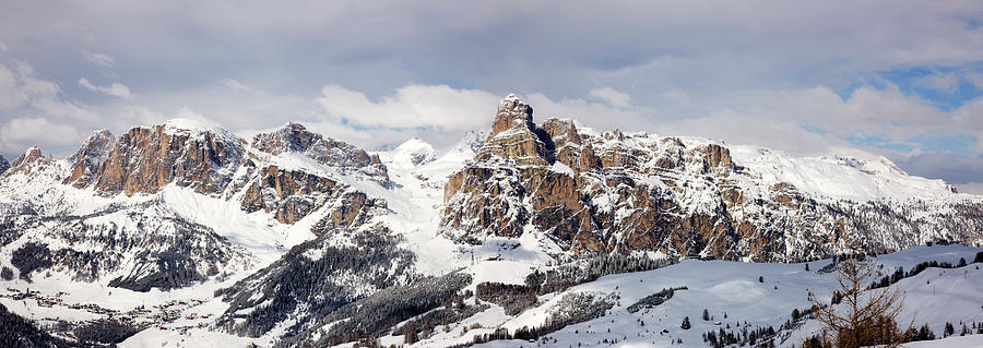 Alta Badia Ski Area In The Dolomites Photograph by Maremagnum