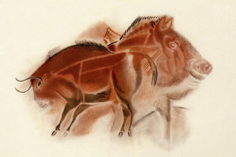 Altamira Bison Boar and Horse by Weston Westmoreland Altamira Bison Boar and Horse by Weston Westmoreland