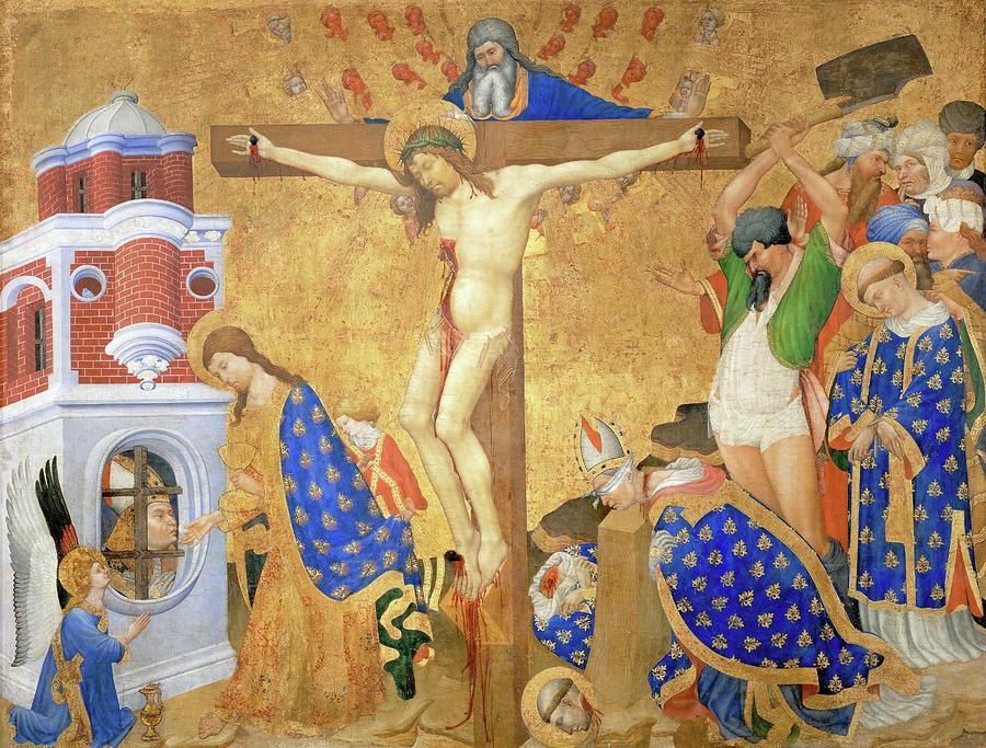 Altar of Saint Denis Communion and Martyrdom of Saint Denis. Painting by Henri Bellechose Altar of Saint Denis Communion and Martyrdom of Saint Denis. Painting by Henri Bellechose