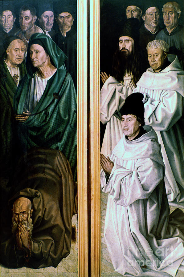 Altarpiece Of Saint Vincent, 1460 Drawing by Print Collector