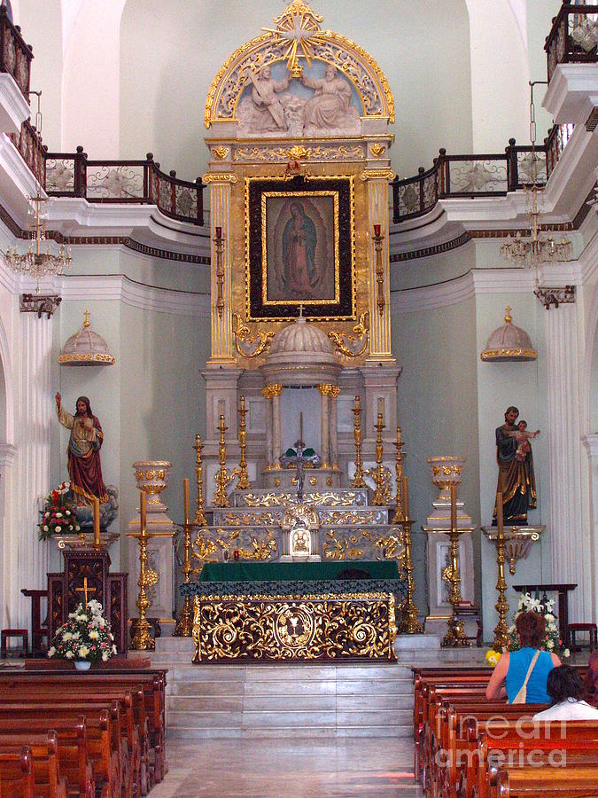 Our Lady of Guadalupe Church Altar Photograph by George Hite - Fine Art ...