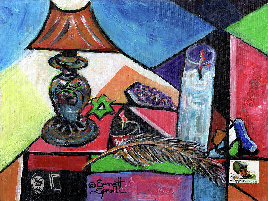 Alter of a Mystic Mixed Media by Everett Spruill
