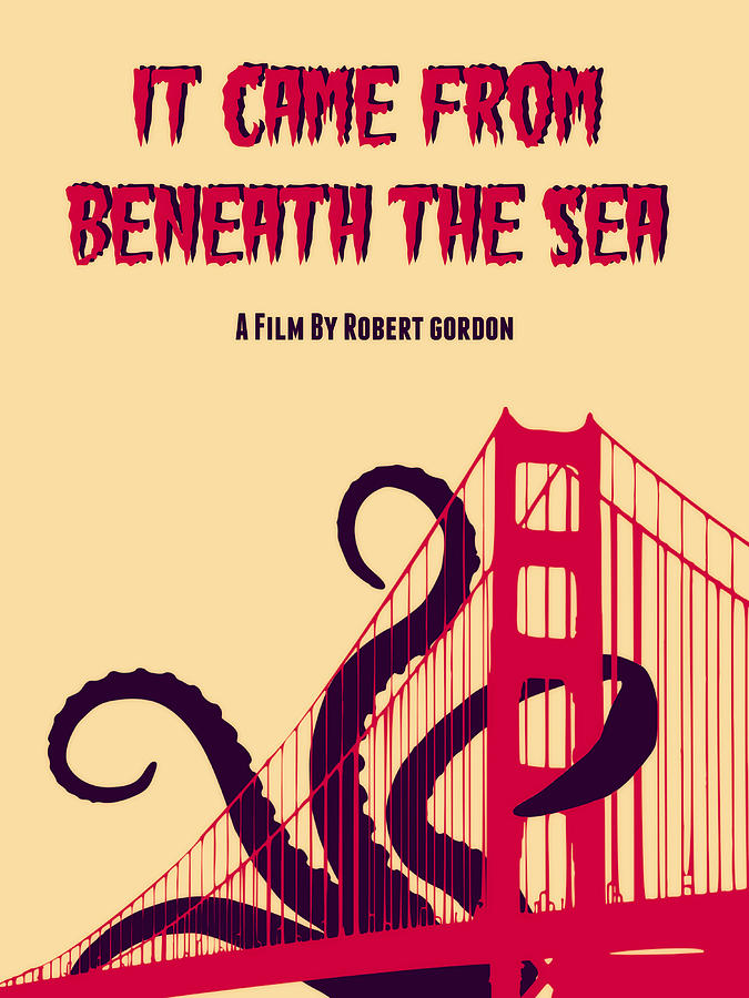 Alternative B Movie Poster - It Came From Beneath The Sea II Photograph by Aurelio Zucco