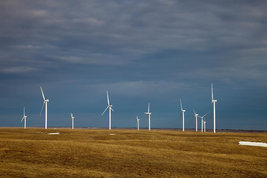 Alternative Energy Wind Windmills In Photograph by Nivek Neslo