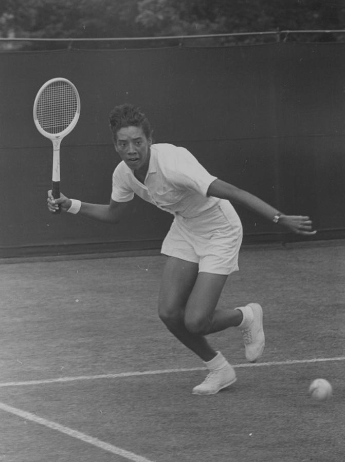 Tennis Photograph - Althea Action by Bert Hardy