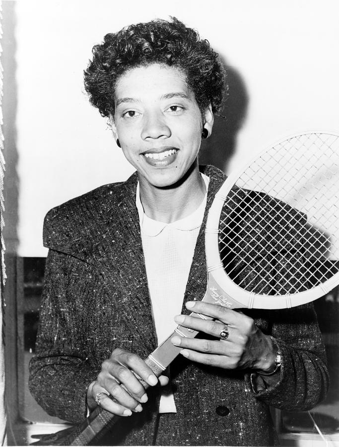 Althea Gibson, American Tennis Champion Photograph by Science Source