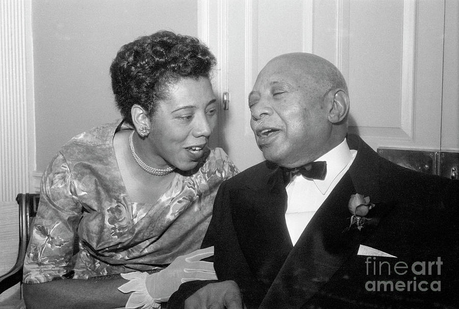 Althea Gibson And W.c. Handy Singing Photograph by Bettmann