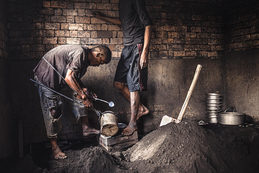 Alu Pots Makers Photograph by Marco Tagliarino - Pixels