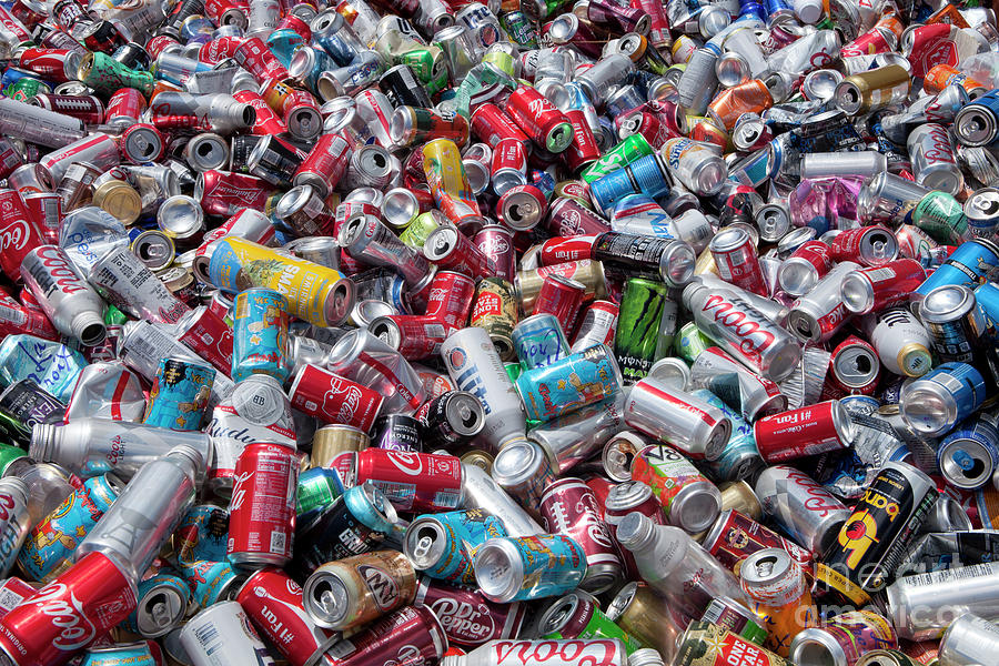 Aluminum Cans for Recycling Photograph by Anthony Totah