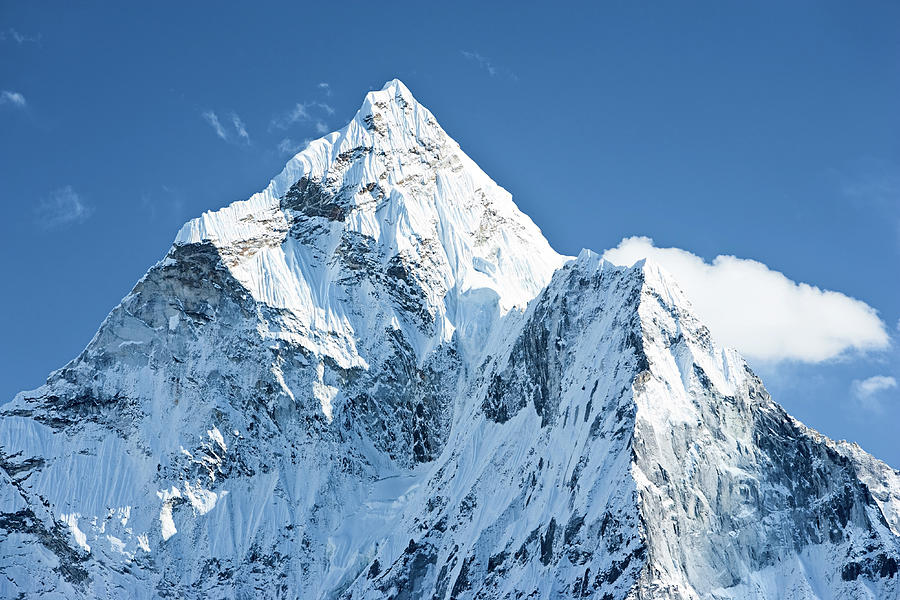 Ama Dablam - Himalaya Range Photograph by Hadynyah