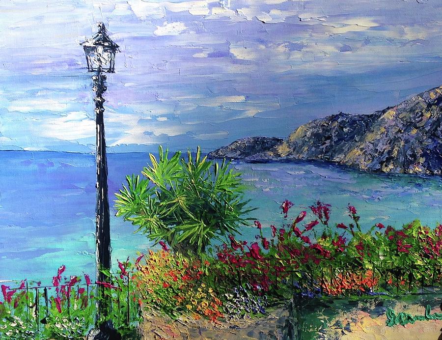 Amalfi Coast Painting by Jan Chesler