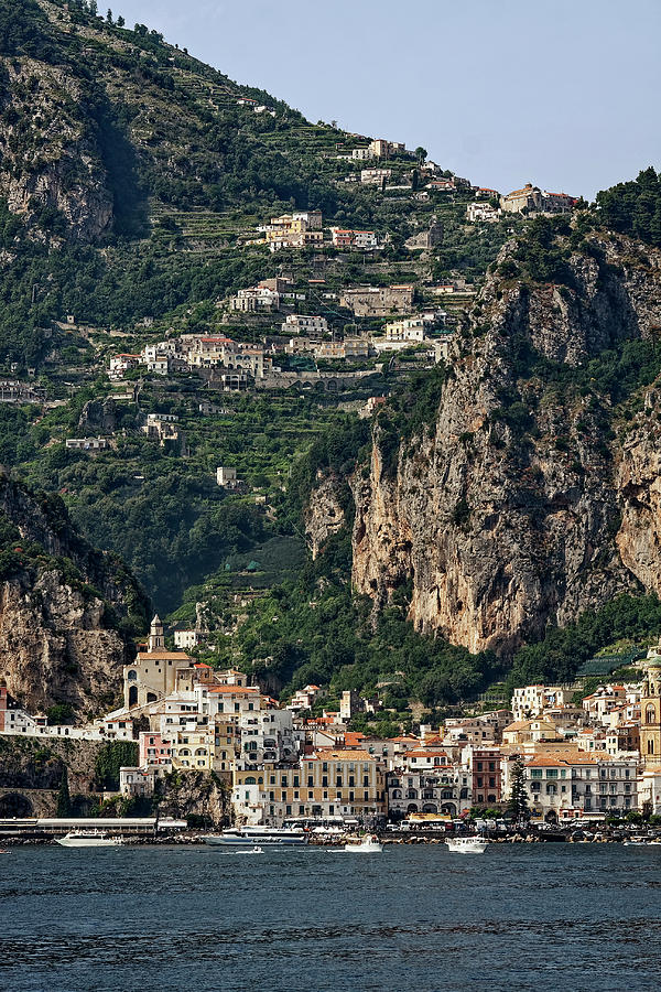 Amalfi Coast Town Photograph by Sally Weigand - Fine Art America