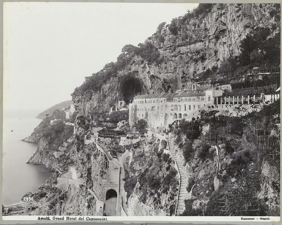 Amalfi  Giorgio Sommer  c  1888   c   1903 Painting by Celestial Images