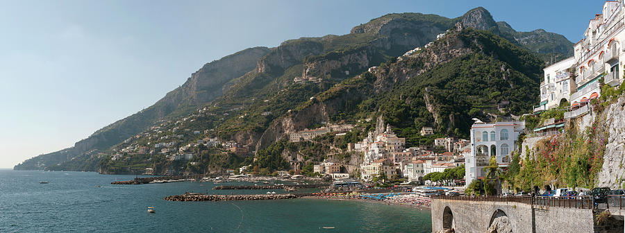Amalfi On The Gulf Of Salerno Photograph by Stuart Mccall