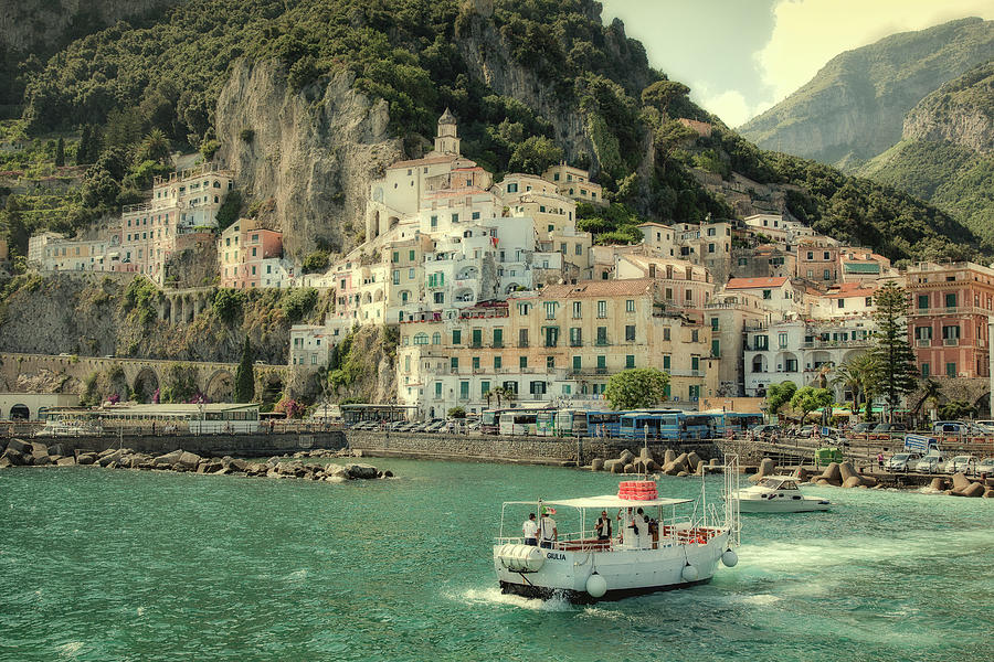 Mountain Photograph - Amalfy by Uri Baruch