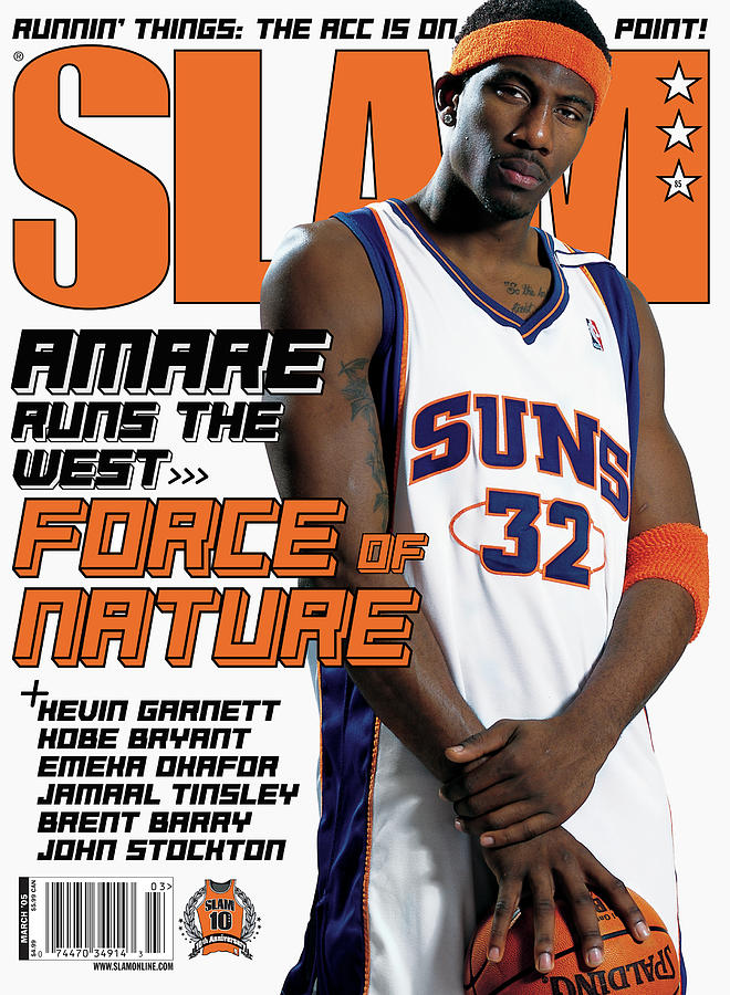 Amare Runs the West: Force of Nature SLAM Cover Photograph by Atiba Jefferson
