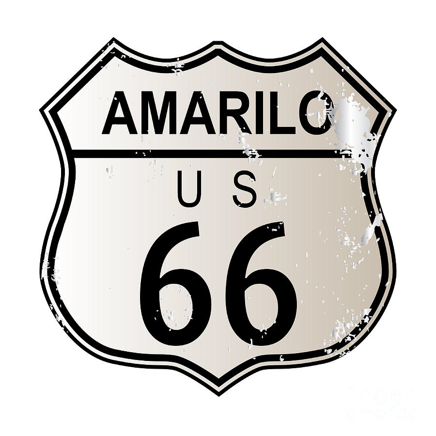 Amarillo Route 66 Digital Art by Bigalbaloo Stock - Fine Art America