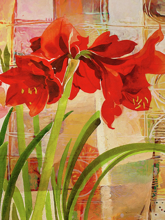 Amaryllis Flower by Lutz Baar Amaryllis Flower by Lutz Baar