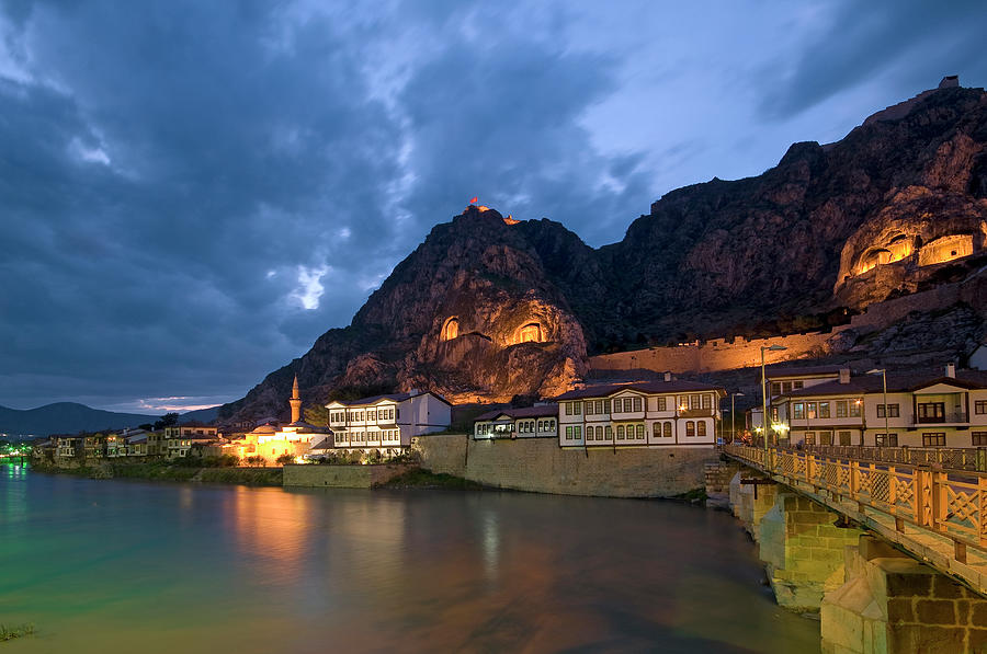 Amasya And Yesilirmak River Photograph by Izzet Keribar