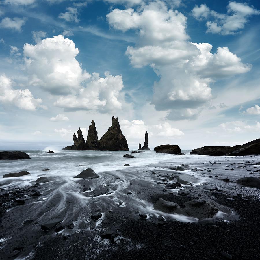Nature Photograph - Amazing Landscape With Basalt Rock by Ivan Kmit