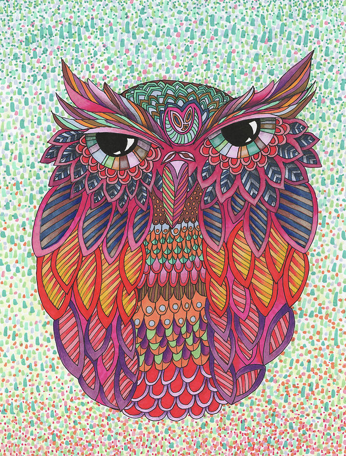 Amazing Owl Digital Art by Kim Kosirog - Fine Art America