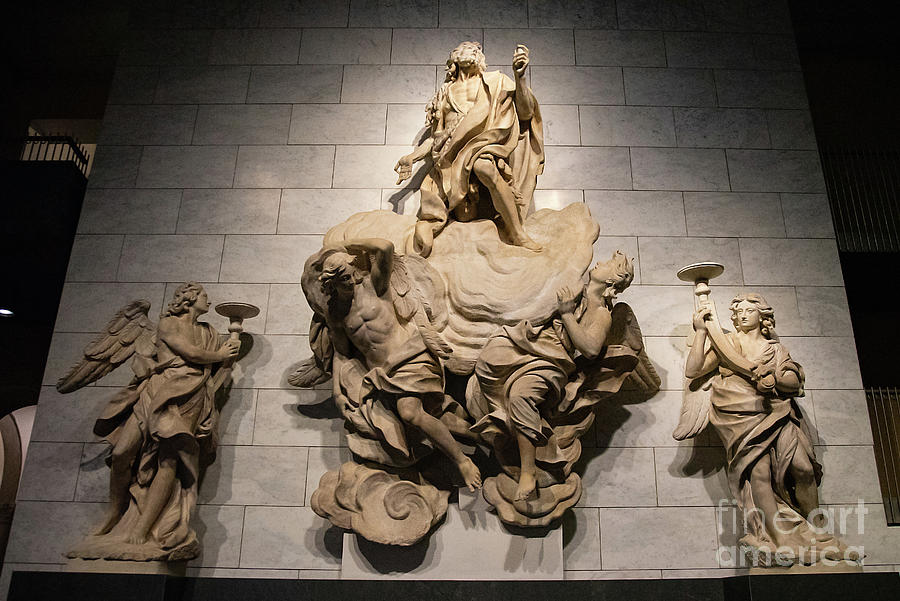 Amazing Sculpture Art From The Museum of the Works of el Duomo Florence Italy Photograph by Wayne Moran