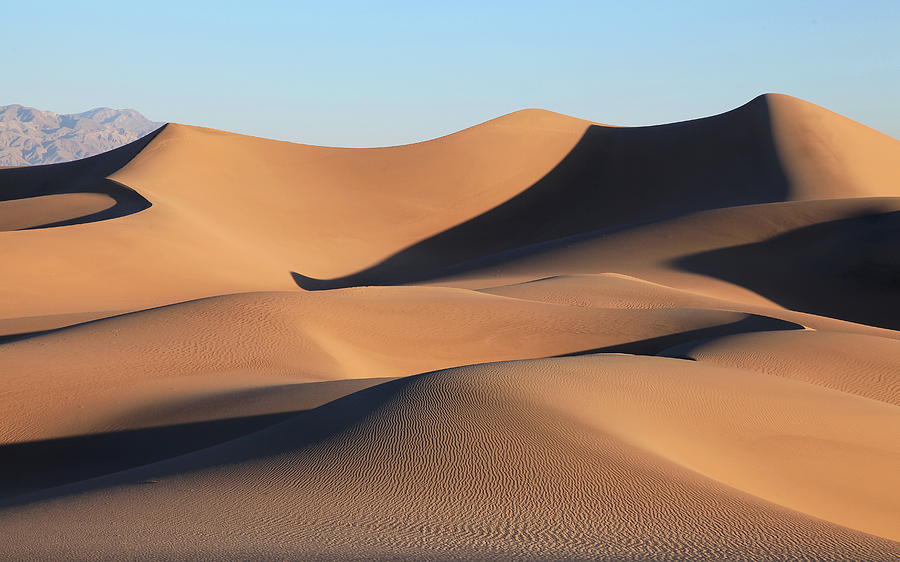 Amazing Shadows Of Desert Photograph by By Edward Neyburg