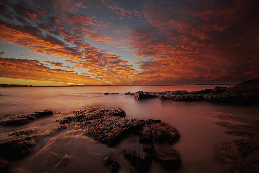 Amazing sunset Photograph by Nicolas Lombard