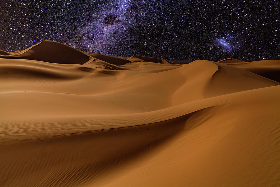 Sahara Desert At Night Wallpaper