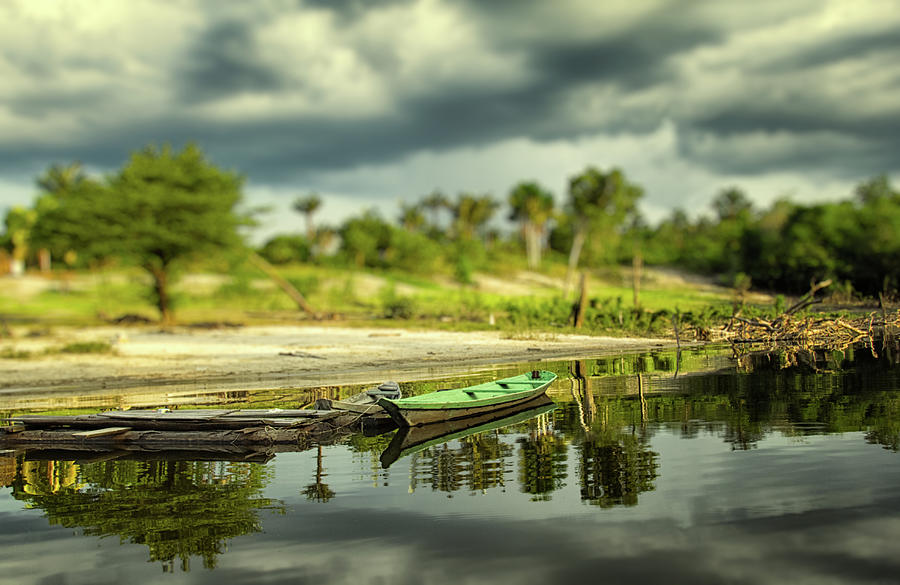 Amazon Boat Photograph by By Kim Schandorff