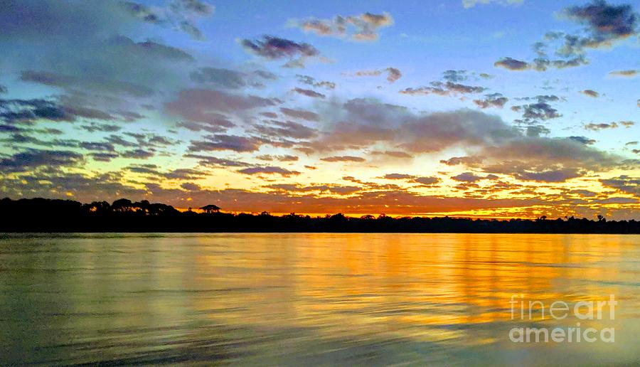 Amazon Sunset Photograph by Julie Pacheco-Toye