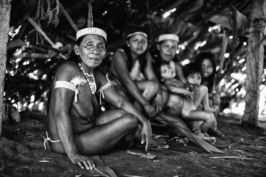Portrait Photograph - Amazonian Spirit by Goran Jovic