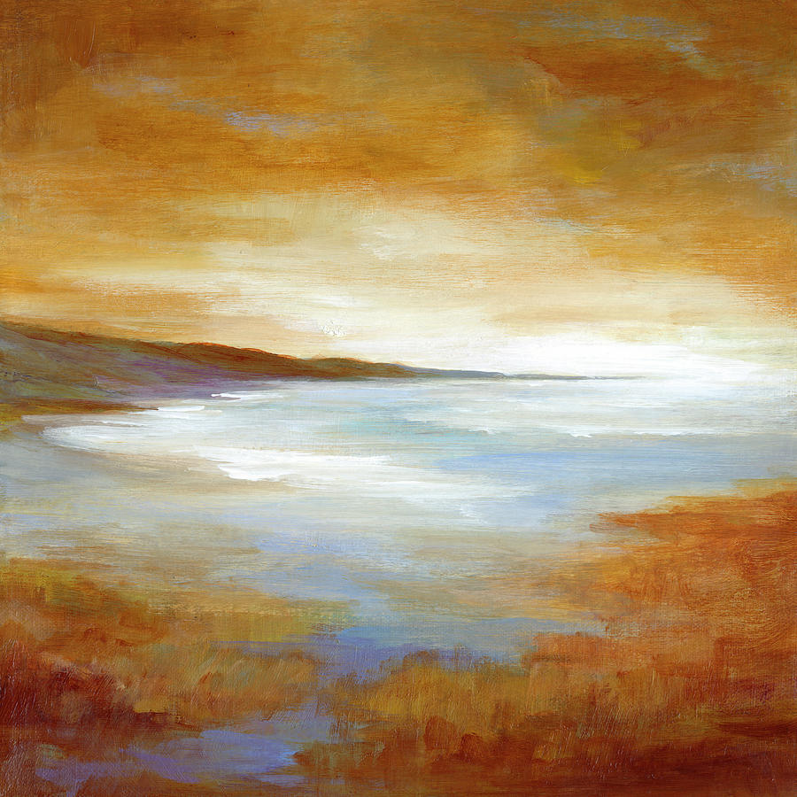 Amber Light I Painting By Sheila Finch - Pixels