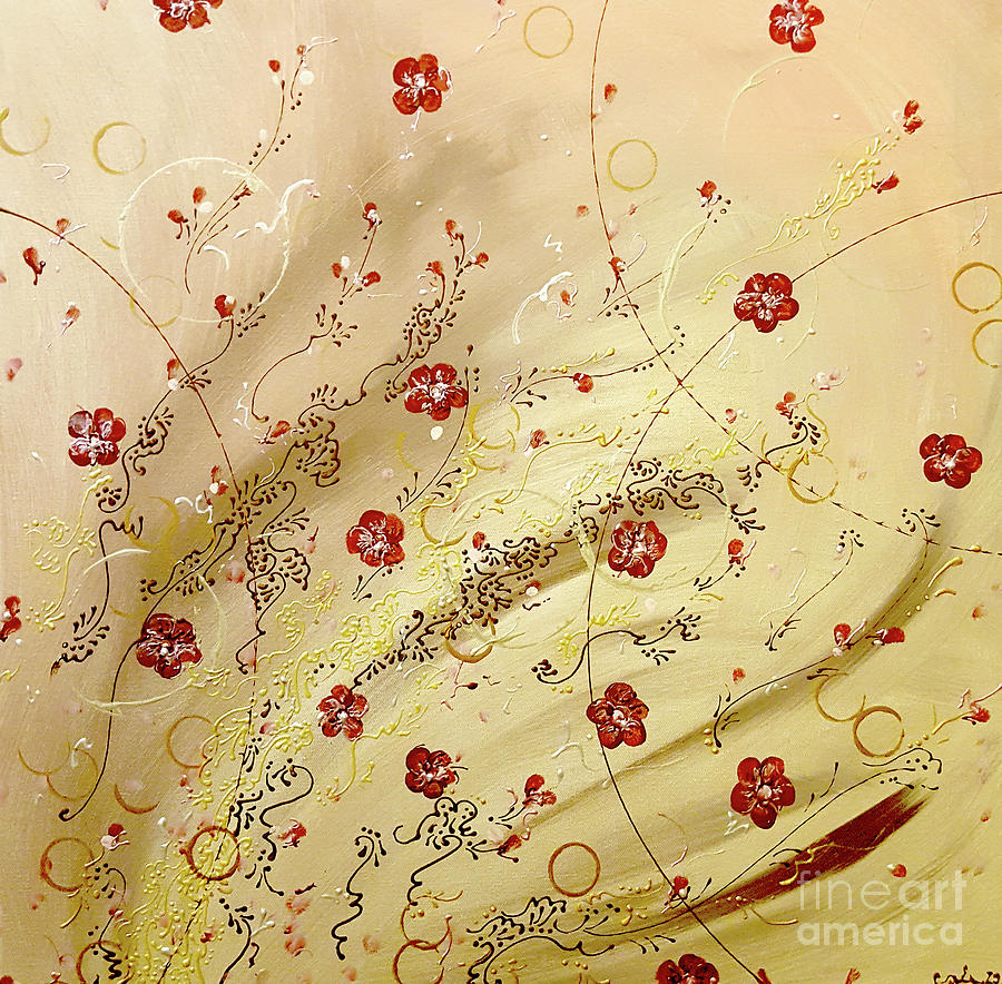Amber Waves Painting by Cheryle Gannaway