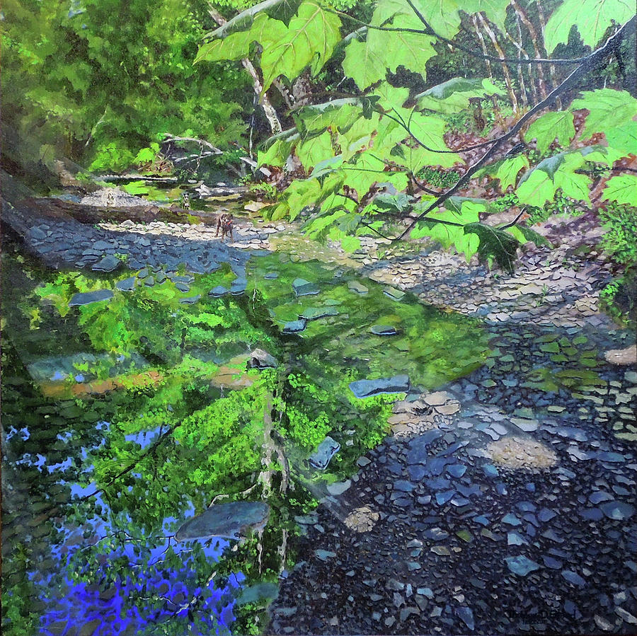 Amberley Creek 3 Painting by Thomas Stead