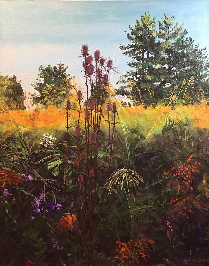 Landscape Painting - Amberley Green 1 by Thomas Stead Landscape Painting - Amberley Green 1 by Thomas Stead