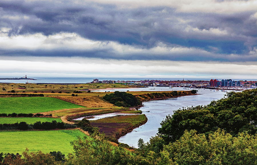 Amble And The River Coquet Photograph by Jeff Townsend
