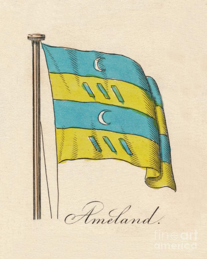 Ameland, 1838 Drawing by Print Collector