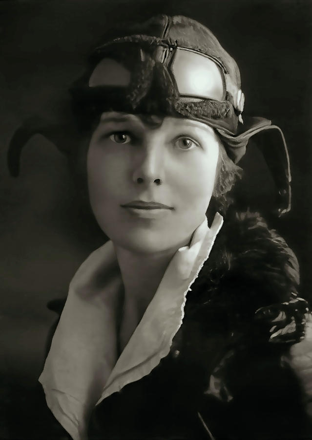 Amelia Earhart America's Aviatrix Digital Art by Daniel Hagerman